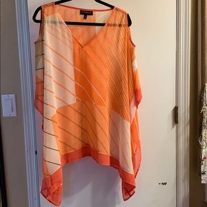 Lane Bryant 14/16 peach blouse
